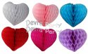 (image for) 12 Inch Large Honeycomb Heart Decoration (12 pcs) - ALL COLORS
