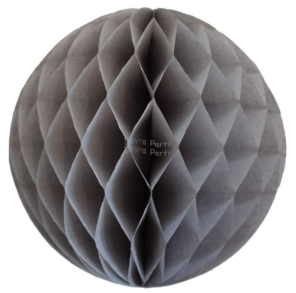 (image for) Gray Tissue Paper Ball (12 pcs)