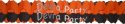 (image for) 12 Foot Halloween Cross Garland Decoration (12 pcs)