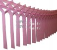 (image for) Dusty Rose Streamer Garland Decoration (12 pcs)