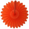 Honeycomb Fanburst Decoration Orange (12 pcs)