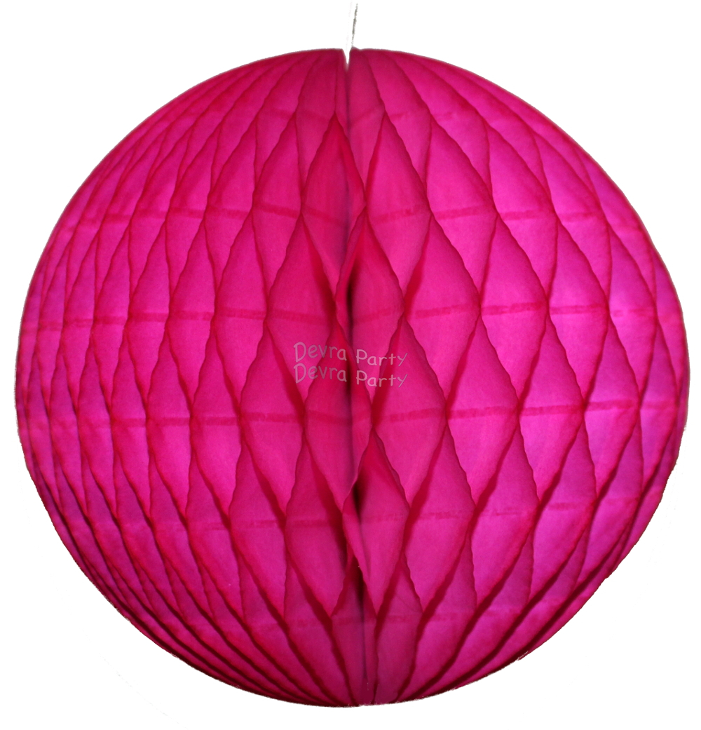 (image for) Cerise Tissue Paper Ball (12 pcs)