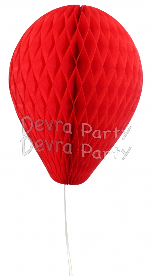 11 Inch Red Honeycomb Balloon Decoration (12 pieces) - Click Image to Close
