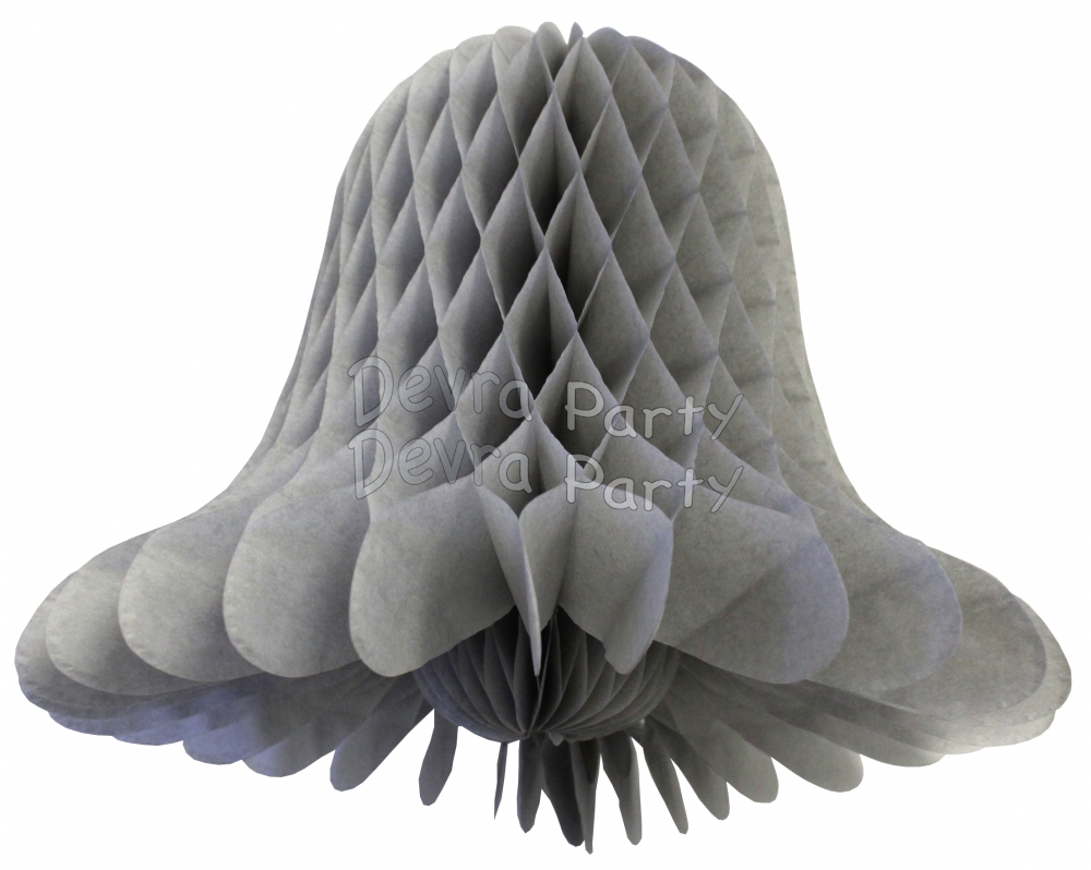 Gray Honeycomb Bell (12 Pieces) - Click Image to Close
