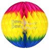 (image for) Multi Colored Rainbow Honeycomb Balls (12 pcs)