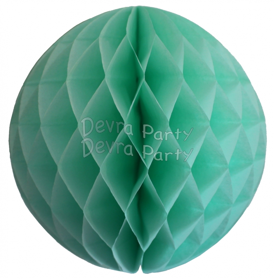 Mint Honeycomb Art Tissue Balls (12 pcs) - Click Image to Close