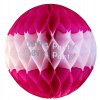 (image for) Cerise/White Tissue Balls (12 pcs)