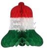 (image for) 19 Inch Honeycomb Bell Red White Green (12 pcs)
