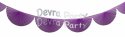 (image for) Lavender 10 Foot Bunting Fan Garland (12 pcs)
