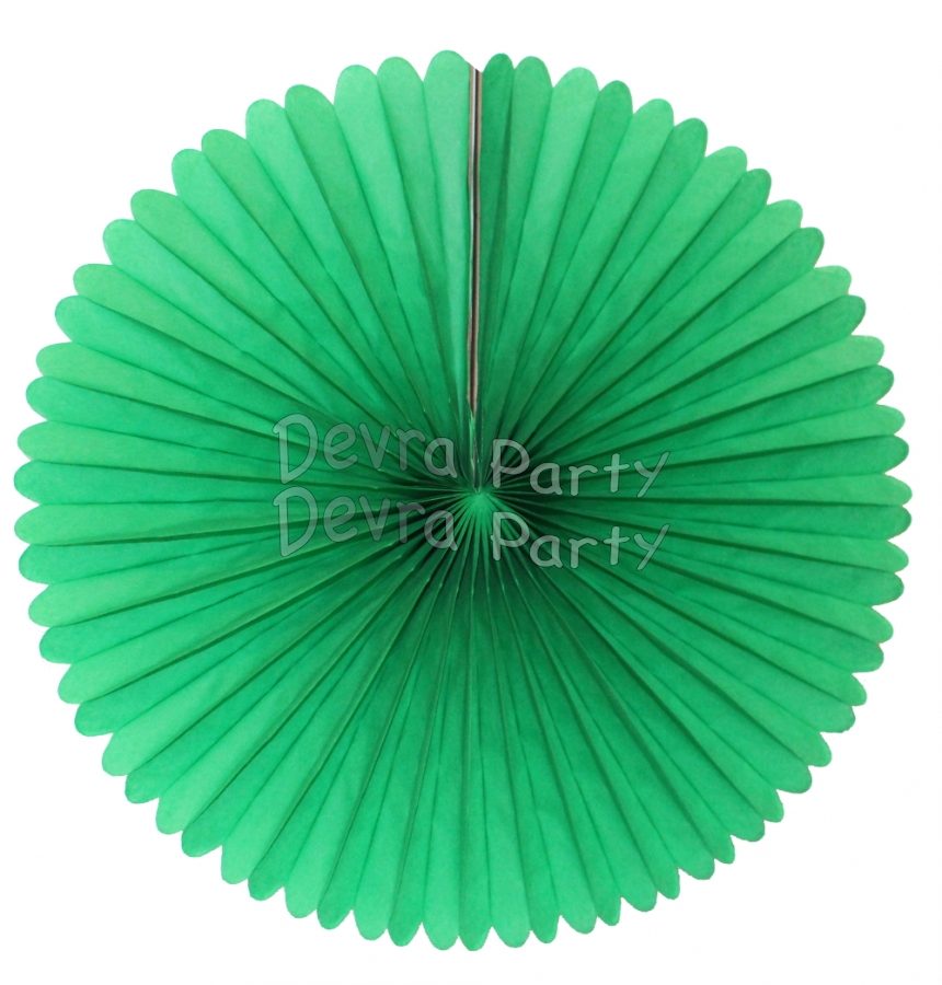 13 Inch Fan Decorations Light Green (12 PCS) - Click Image to Close