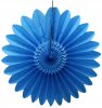 Tissue Fanburst Decoration Turquoise (12 pcs)
