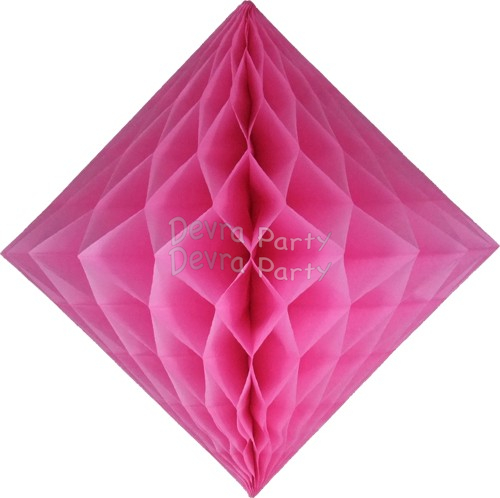 (image for) Dusty rose Hanging Diamond Decoration (12 pcs)
