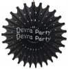 (image for) Black 18 Inch Tissue Paper Fan (12 pieces)