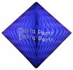 (image for) Dark Blue Hanging Diamond Decoration (12 pcs)