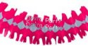 (image for) 12 Foot Cerise Spider Fringe Garland (12 pcs)