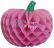 (image for) Tissue Paper Pumpkin Decoration, 10 Inch, Dusty Rose (12 pcs)
