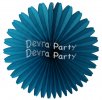 (image for) 13 Inch Fan Turquoise Decorations (12 PCS)