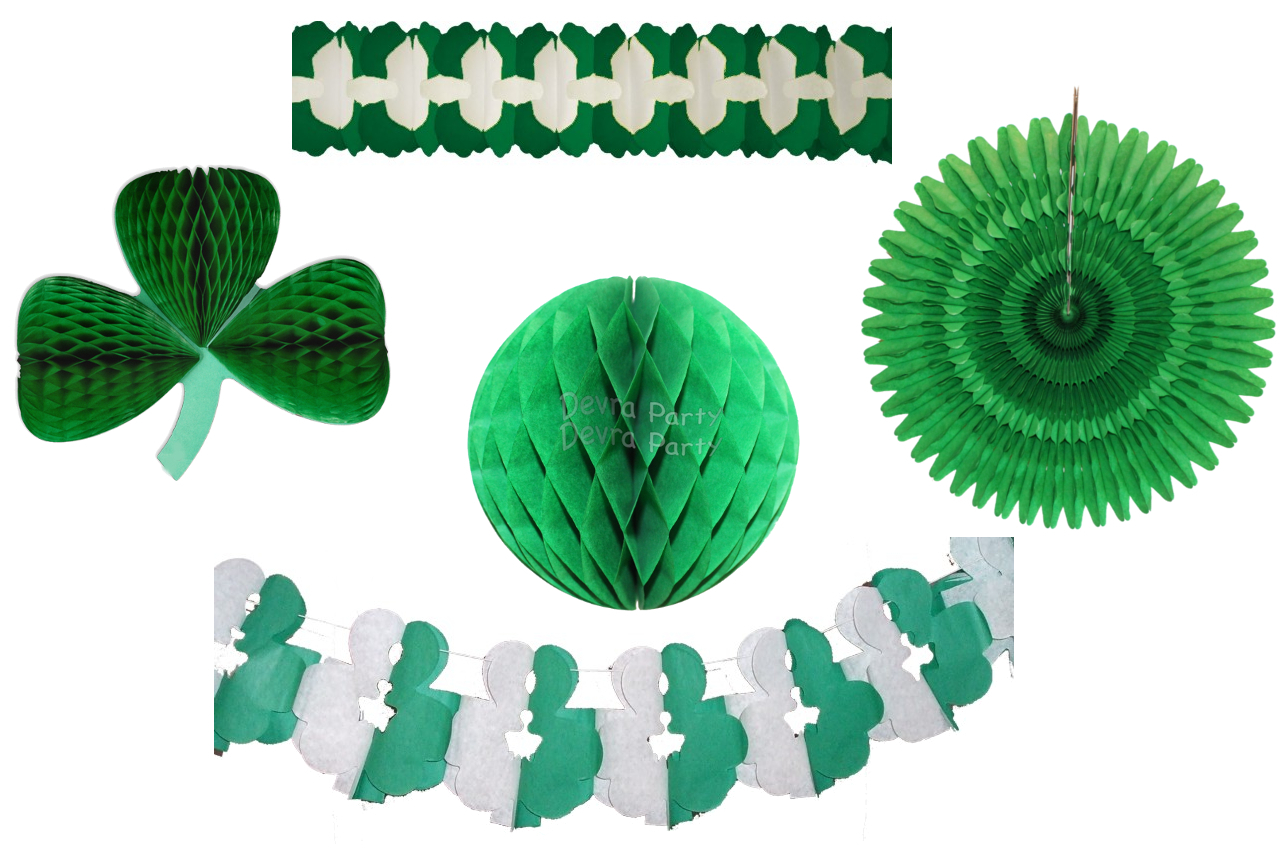 (image for) St. Patrick's Day Decoration Kit, Small (12 pieces)
