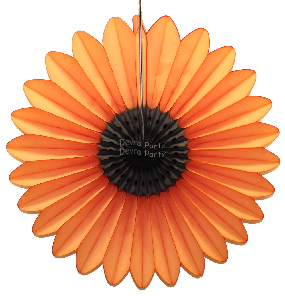 (image for) Tissue Fanburst Decoration Halloween (12 pcs)