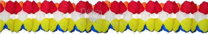 (image for) 6 Foot Tissue Paper Cross Garland (12 pcs)