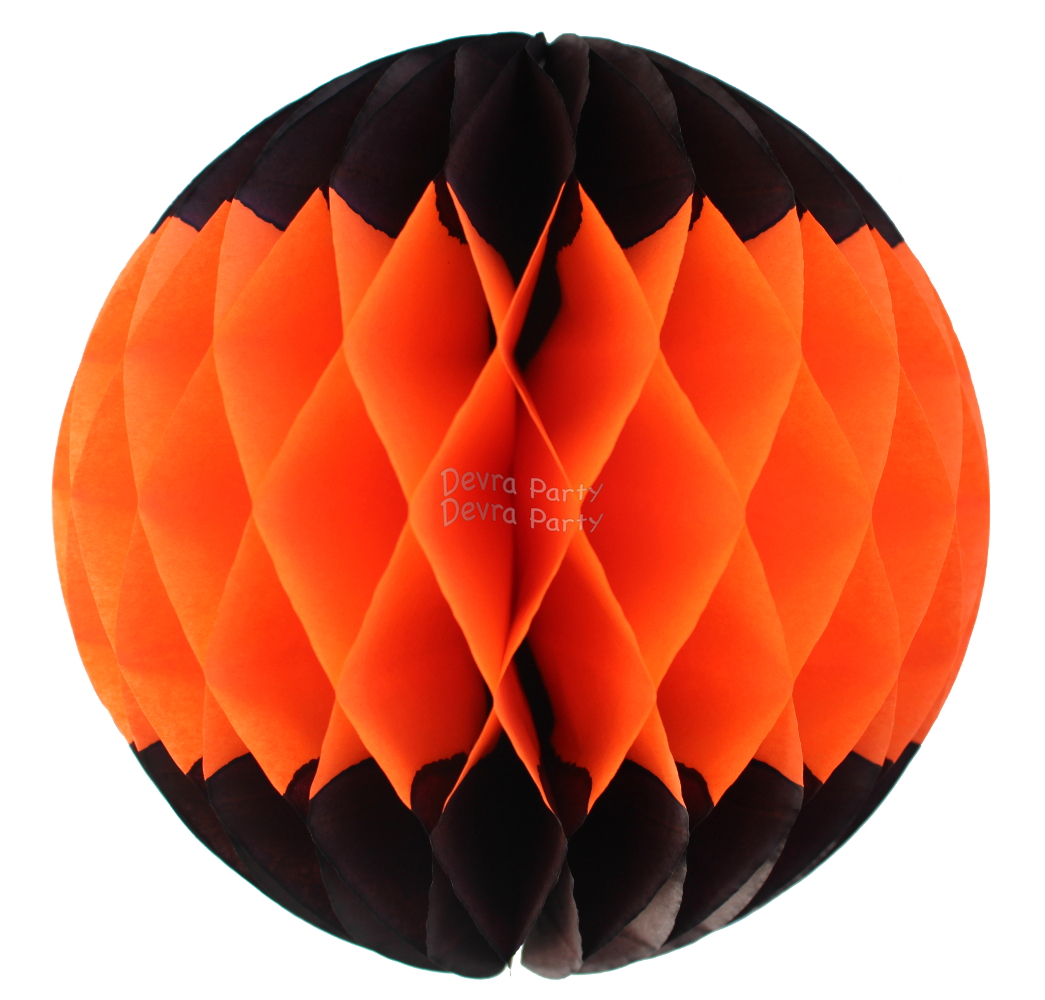 (image for) Halloween Tissue Ball Decoration (12 Pieces)