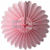 (image for) Tissue Paper Fanburst Decoration Pink (12 pcs)