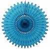 26 Inch Tissue Fan Turquoise (12 pcs)
