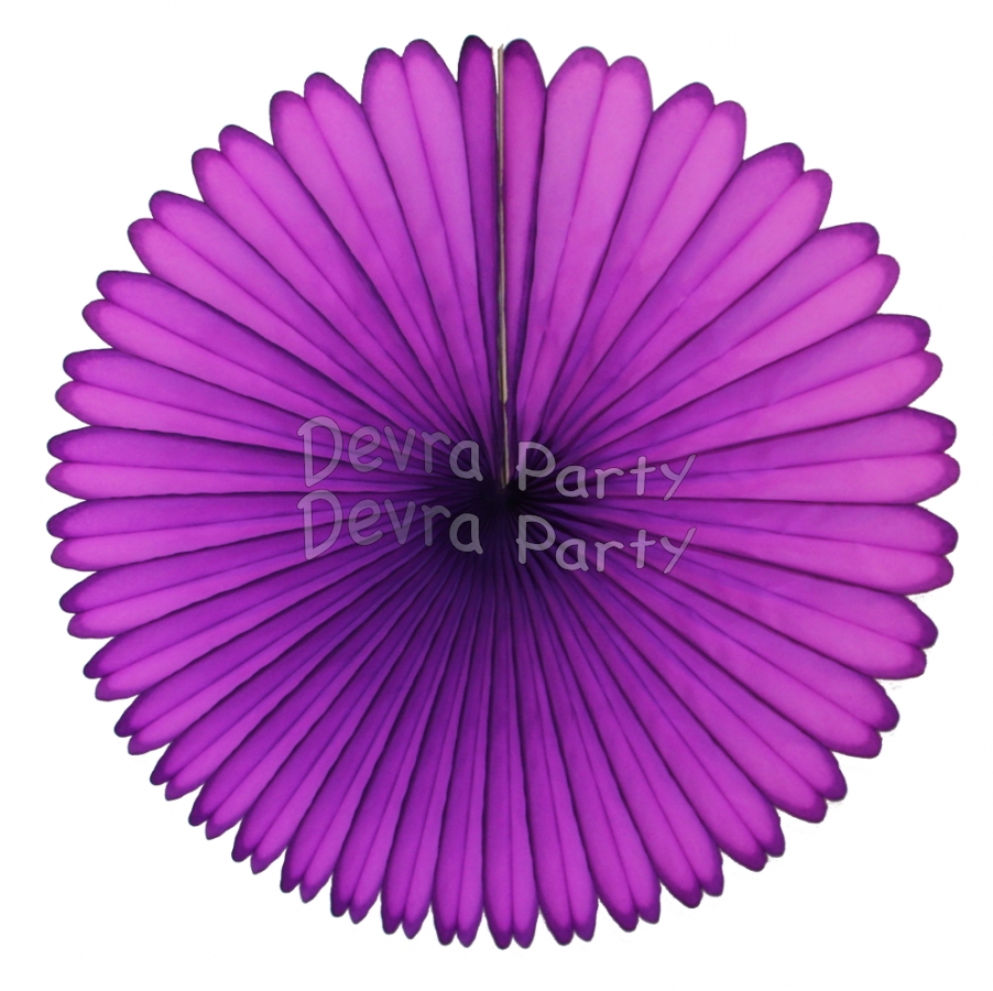 13 Inch Purple Fan Decorations (12 PCS) - Click Image to Close