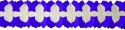12 Foot Cross Garland Decoration Dark Blue & White (12 pcs)