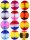 8 Inch Honeycomb Ball Multi Colors (12 pcs)
