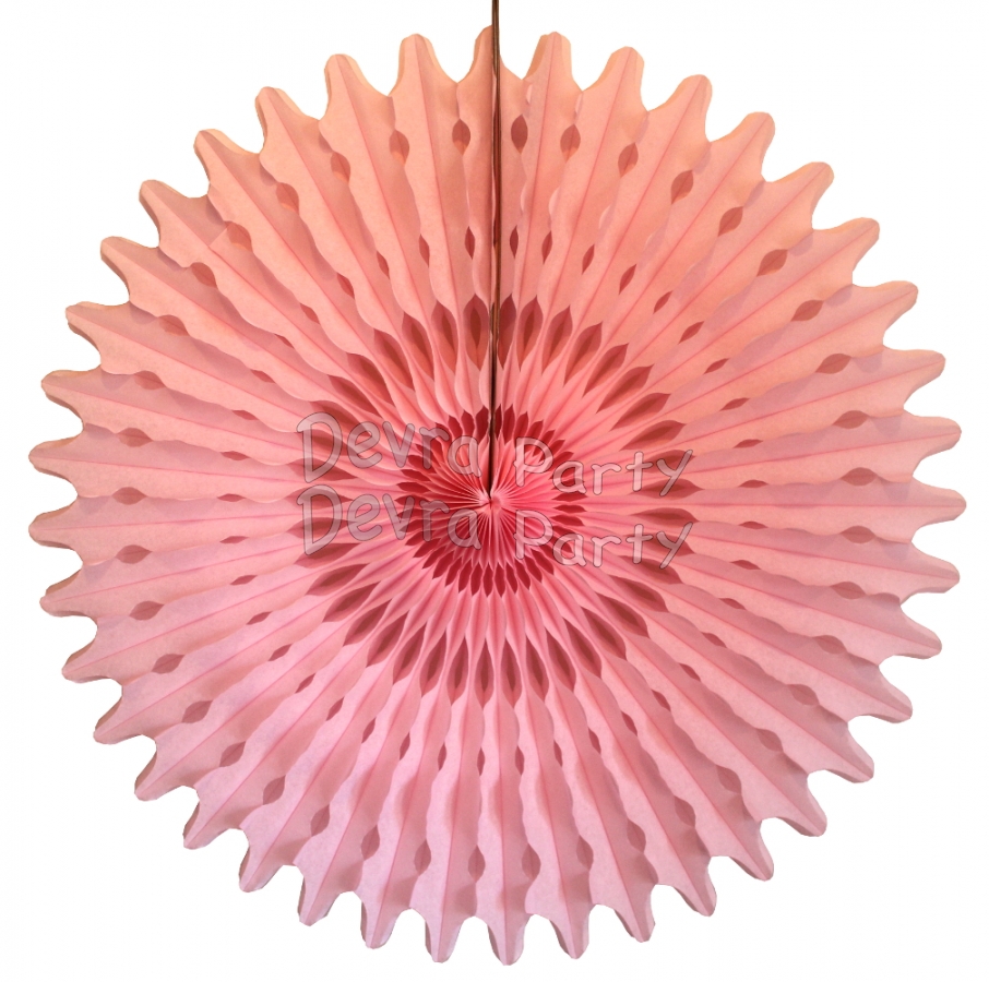 26 Inch Tissue Fan Pink (12 pcs) - Click Image to Close