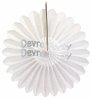 (image for) White Tissue Fanburst Decoration (12 pcs)