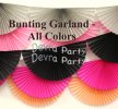 10 Foot Tissue Paper Fan Garland (Bunting) - All Colors (12 pcs) (image for) 10 Foot Tissue Paper Fan Garland (Bunting) - All Colors (12 pcs)