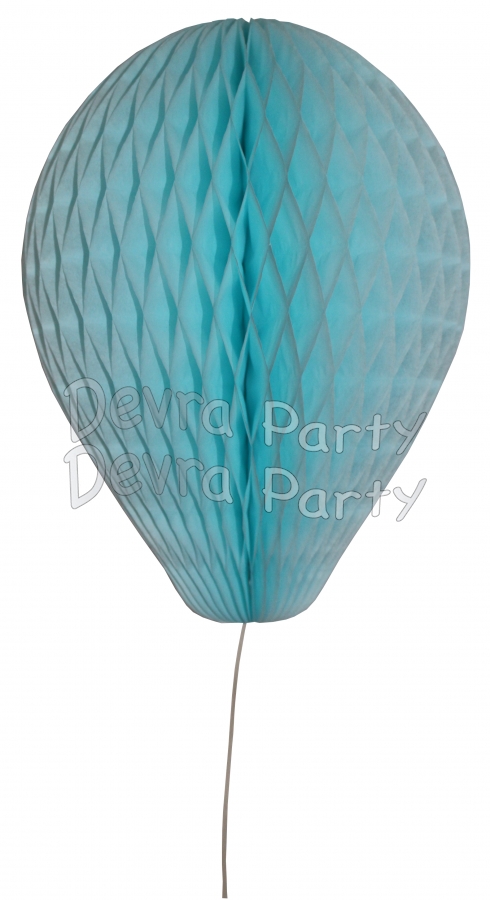 11 Inch Light Blue Honeycomb Balloon Decoration (12 pieces) - Click Image to Close