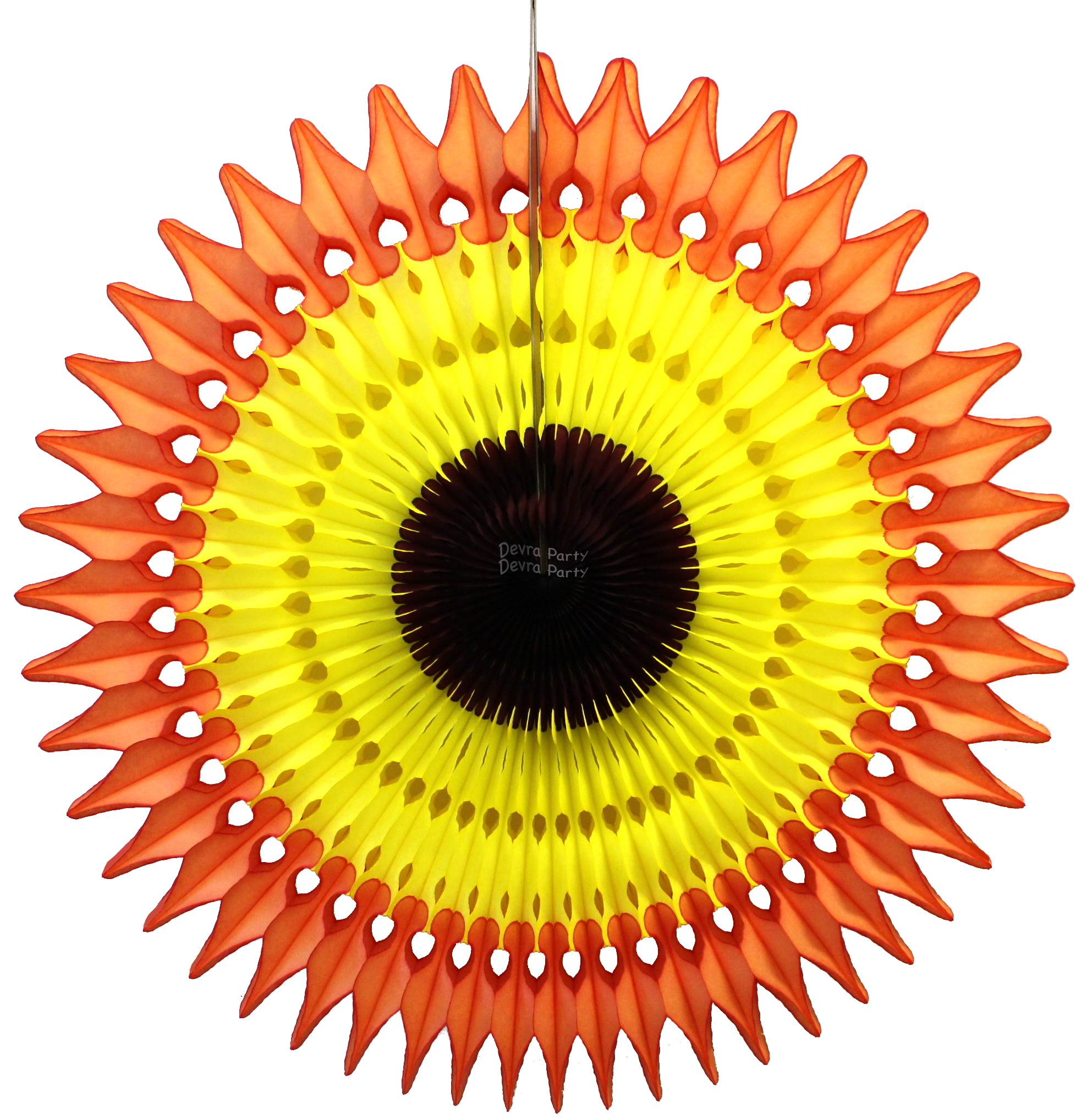 (image for) 21 Inch Tissue Fan Fall Theme (12 pcs)