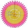 (image for) 26 Inch Tissue Fan Cerise - Yellow (12 pcs)