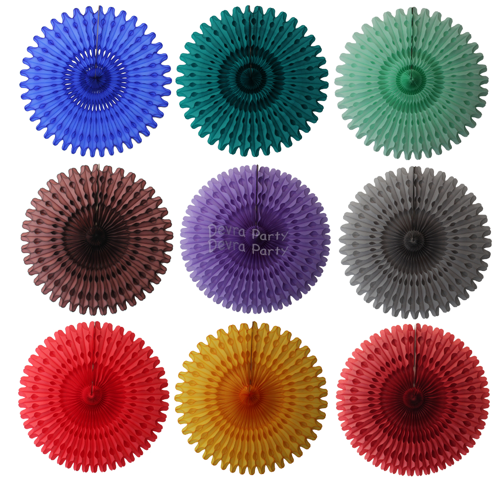 (image for) 26 Inch Tissue Fan Decoration (12 pcs)