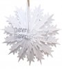 (image for) 19 Inch Tissue Paper Snowflake White (12 Pieces)