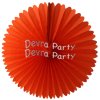 (image for) 13 Inch Fan Decorations Orange (12 PCS)