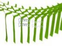 (image for) Lime Green Streamer Garland Decoration (12 pcs)