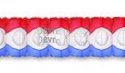 (image for) Patriotic Honeycomb Oval Garland (12 pcs)