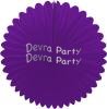 (image for) 27 Inch Purple Tissue Paper Deluxe Fan (12 pcs)