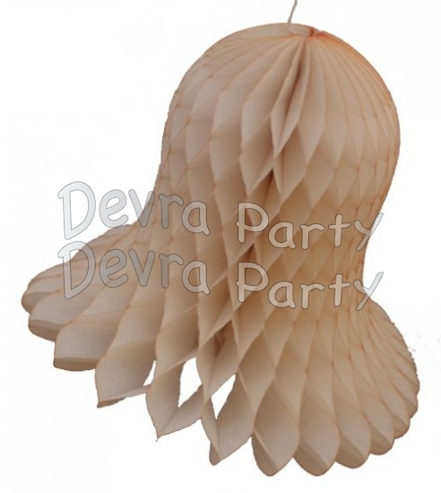 Ivory Honeycomb Bell - Vintage French Vanilla (12 Pieces) - Click Image to Close