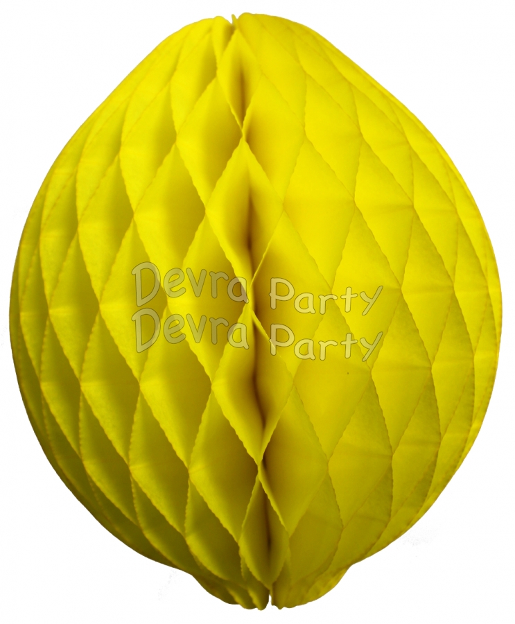 Honeycomb Lemon Decoration, 14 Inch (12 pcs) - Click Image to Close