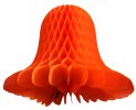 Orange Honeycomb Bells (12 Pieces)