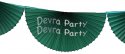 (image for) Dark Green 10 Foot Bunting Fan Garland (12 pcs)