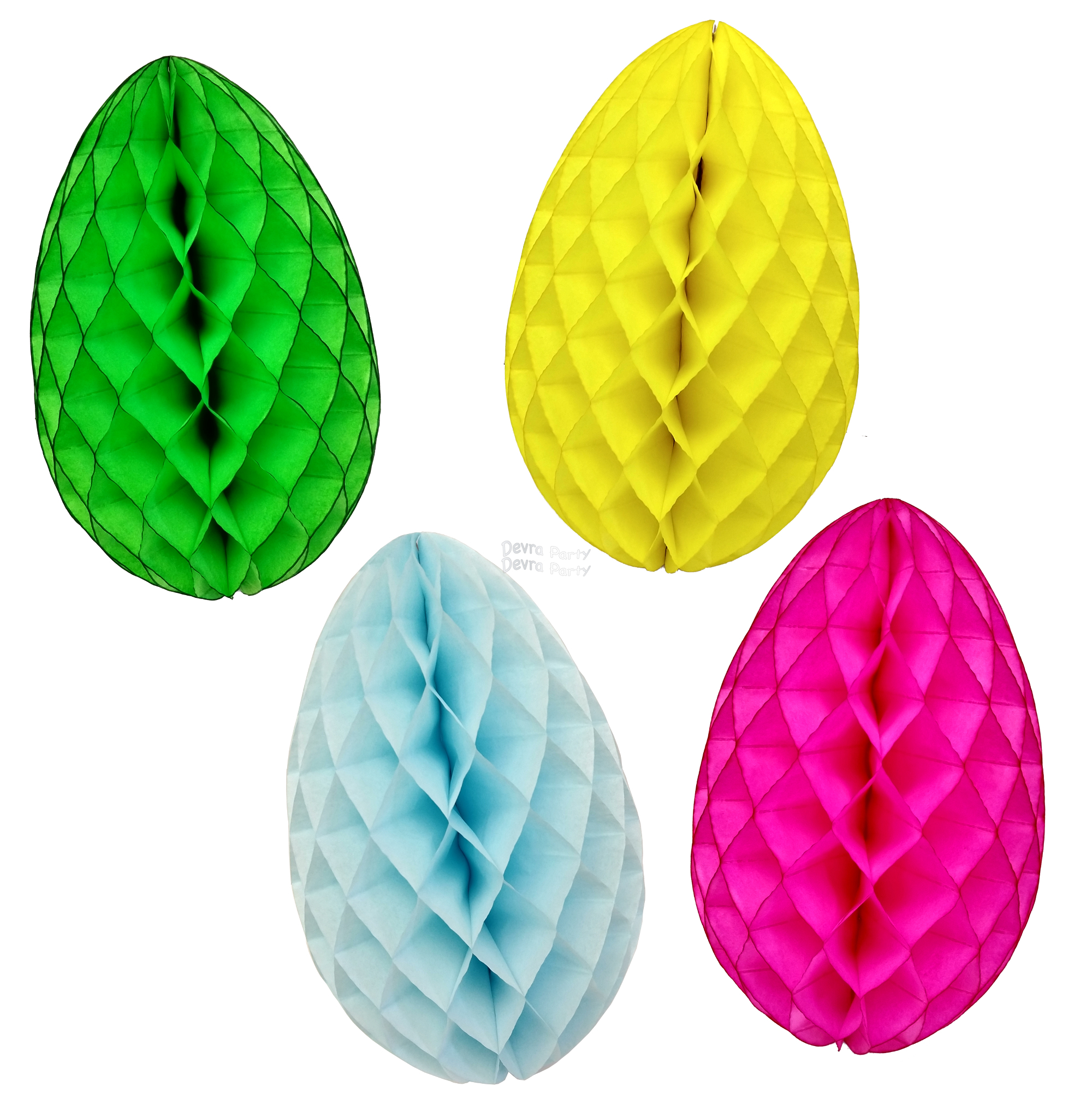 (image for) Honeycomb Easter Egg 18 Inch (6 pcs)