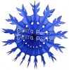 (image for) 15 Inch Dark Blue Tissue Paper Snowflake Decoration (12 pcs)