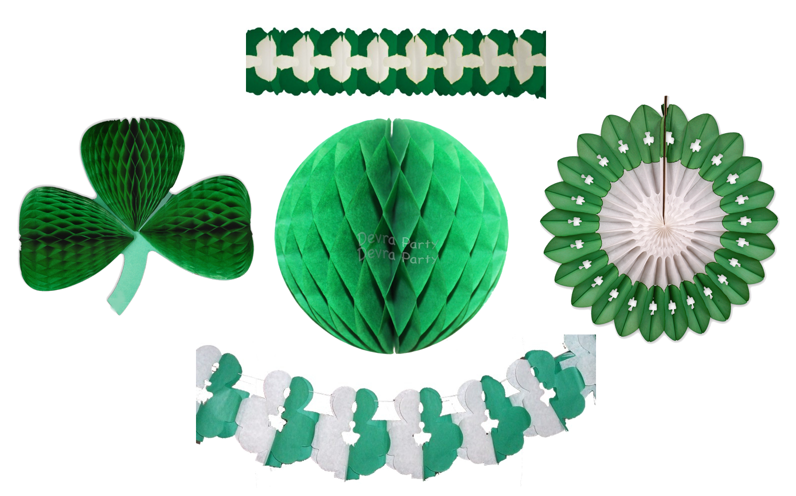 (image for) St. Patrick's Day Decoration Kit, Large (28 pieces)