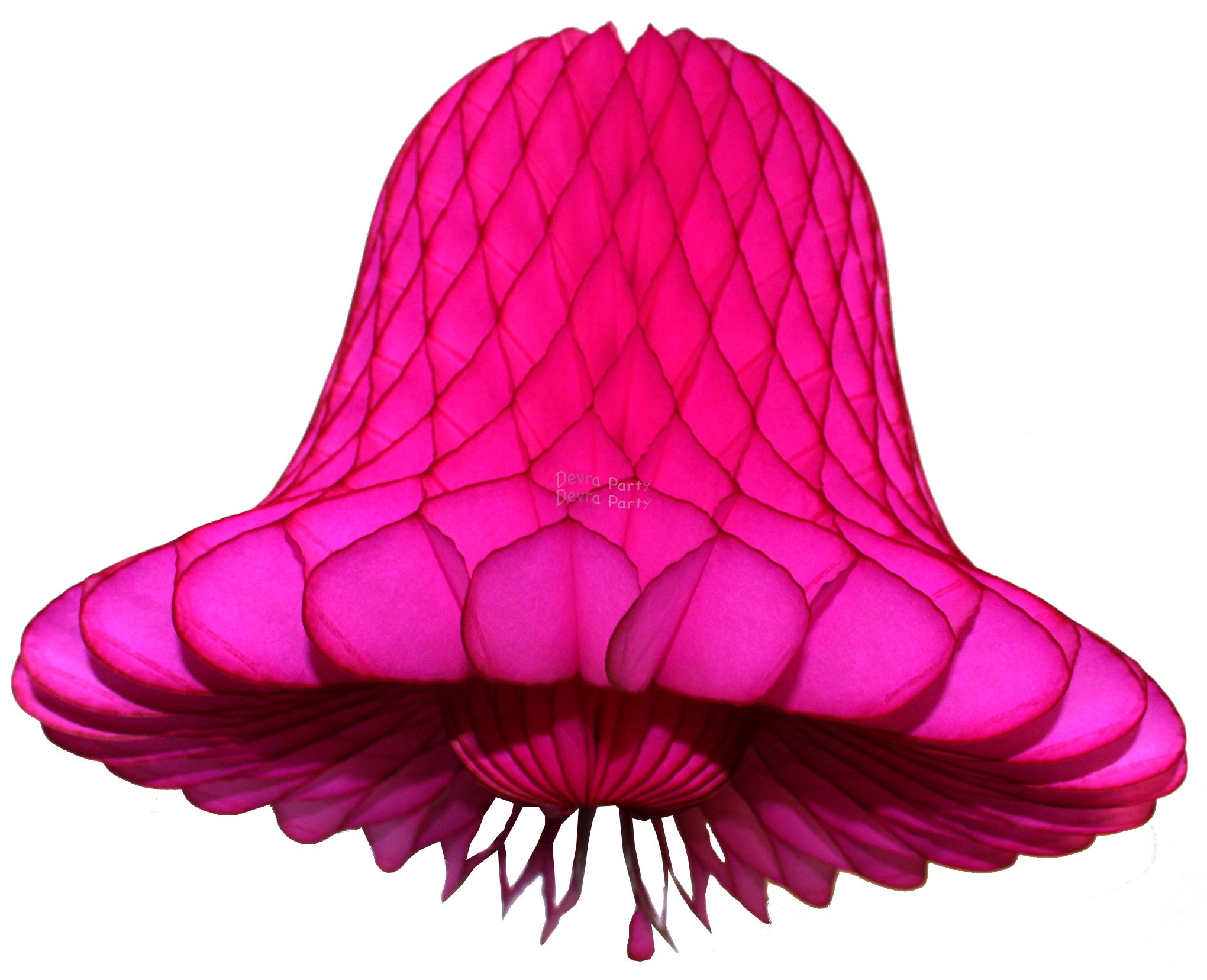 (image for) Cerise Tissue Bells (12 Pieces)